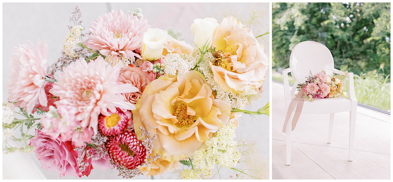 whimsical, kansas city wedding, fine art photography, blue bouquet florals