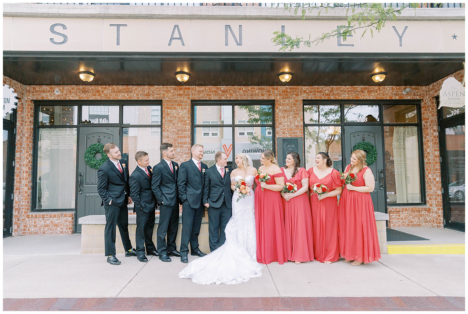 the stanley event space bridal party kansas city