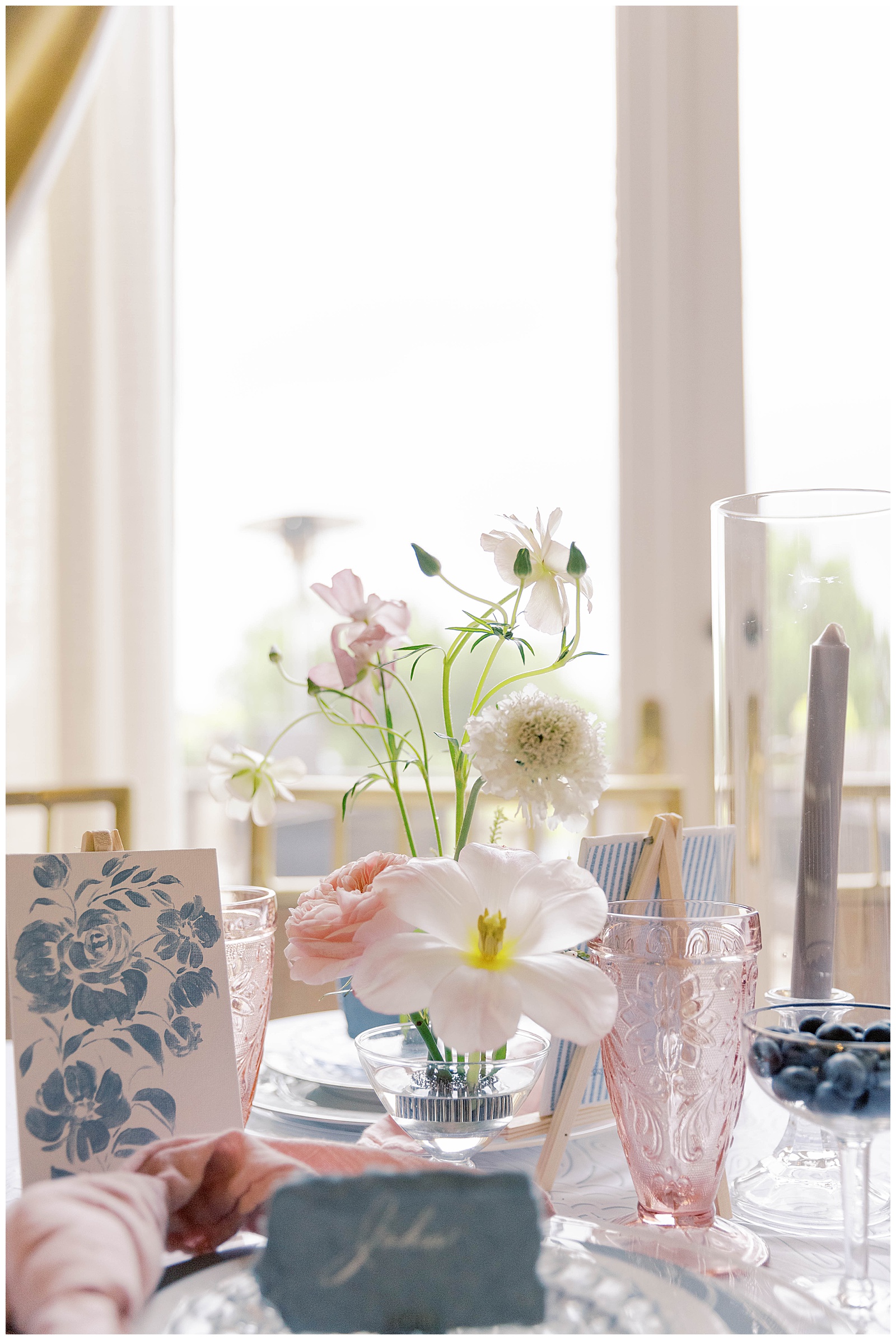 fine art inspired wedding floral bud vases